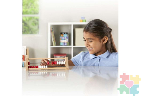 Игрушечные счёты (2 ряда, 1 элемент)