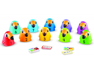 Развивающая игрушка "Считаем с туканами" (10 элементов с карточками)