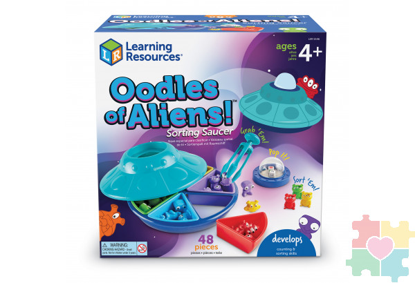 Развивающая игрушка "Oodles of Aliens. Космическая сортировка" (48 элементов)