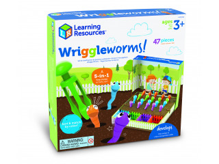 Развивающая игрушка "Непослушные червячки" (5-в-1, 47 элементов)
