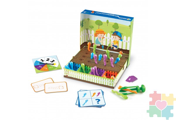 Развивающая игрушка "Непослушные червячки" (5-в-1, 47 элементов)