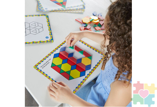 Развивающая игрушка "Мозаика. Цветные узоры СТЕМ" (124 элемента с карточками) Развивающая игрушка "Мозаика. Цветные узоры СТЕМ" (124 элемента с карточками)