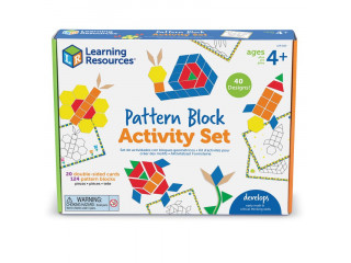 Развивающая игрушка "Мозаика. Цветные узоры СТЕМ" (124 элемента с карточками)