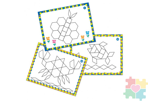 Развивающая игрушка "Мозаика. Цветные узоры СТЕМ" (124 элемента с карточками) Развивающая игрушка "Мозаика. Цветные узоры СТЕМ" (124 элемента с карточками)