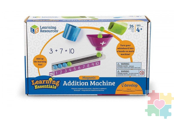 "Развивающая игрушка "Наглядное сложение" для магнитной доски (демонстрационный материал, 26 элементов)