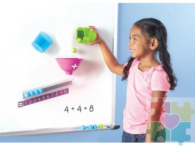 "Развивающая игрушка "Наглядное сложение" для магнитной доски (демонстрационный материал, 26 элементов)