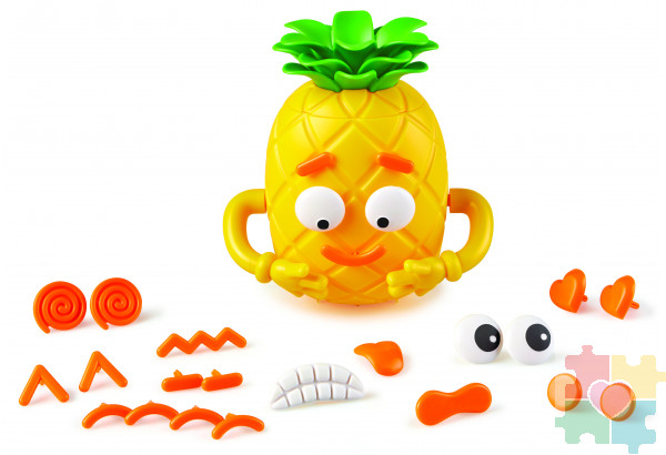 Развивающая игрушка "Мистер Ананас" (для изучения эмоций, 30 элементов)