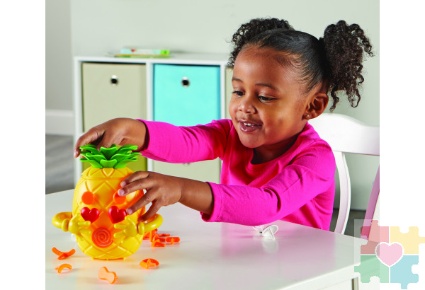 Развивающая игрушка "Мистер Ананас" (для изучения эмоций, 30 элементов)