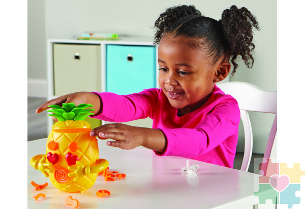 Развивающая игрушка "Мистер Ананас" (для изучения эмоций, 30 элементов)