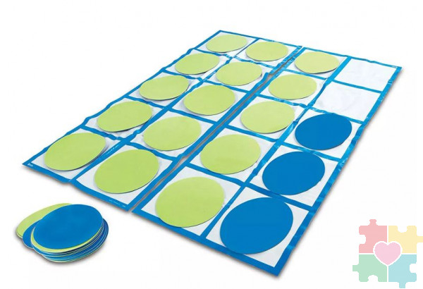 Развивающая игрушка "Математические кораблики" (напольная, 22 элемента)