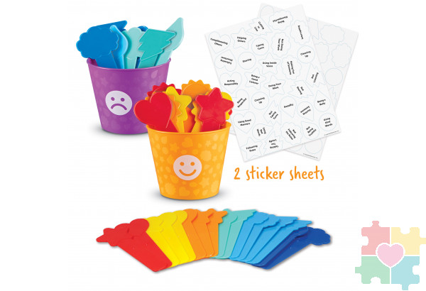 Развивающая игрушка "Такие разные эмоции" (комплект для группы до 24 человек, 34 элемента)