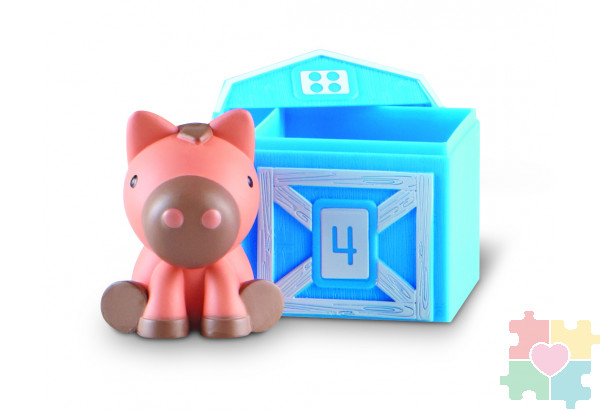 Развивающая игрушка "Кто спрятался на ферме" (15 элементов)