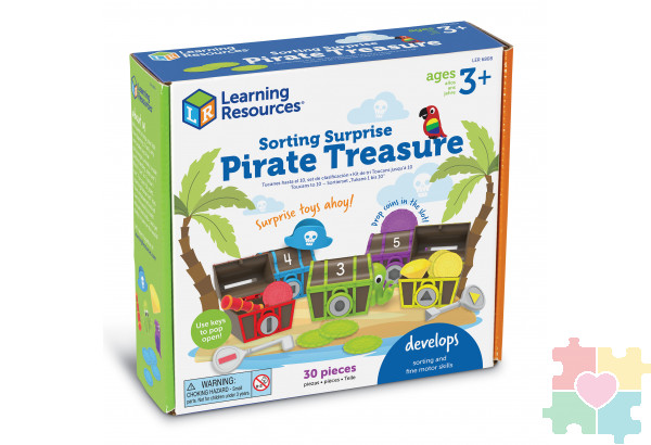 "Замки и ключи. Пиратское сокровище" (30 элементов)