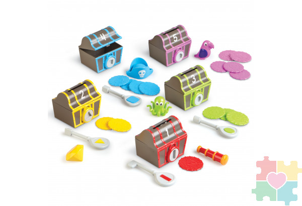 "Замки и ключи. Пиратское сокровище" (30 элементов)