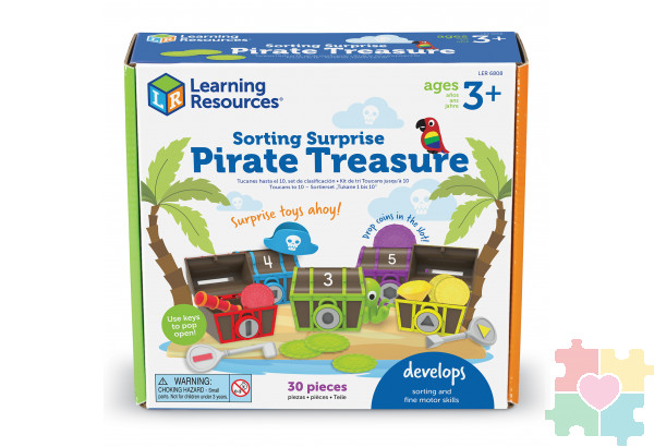 "Замки и ключи. Пиратское сокровище" (30 элементов)