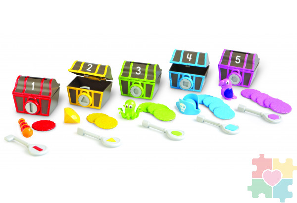 "Замки и ключи. Пиратское сокровище" (30 элементов)