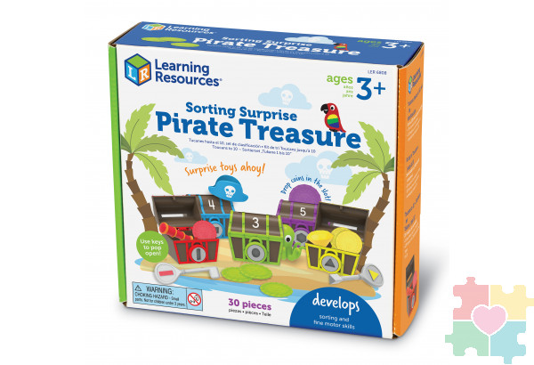 "Замки и ключи. Пиратское сокровище" (30 элементов)