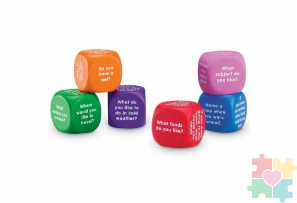 Игрушечные кубики "Расскажи историю", английский язык (6 элементов, англ.яз.)