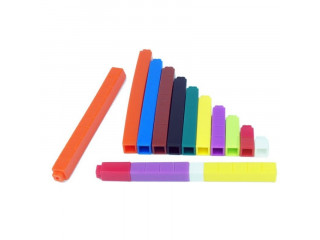 "Палочки Кюизенера" (соединяющиеся с засечками, комплект для группы до 3 человек, 74 элемента)