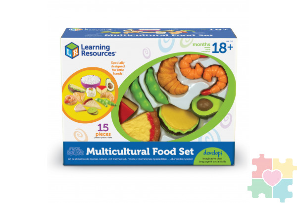 Развивающая игрушка Мы растем "Еда народов мира" (серия New Sprouts, 15 элементов)