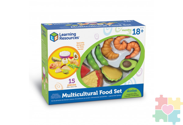 Развивающая игрушка Мы растем "Еда народов мира" (серия New Sprouts, 15 элементов)