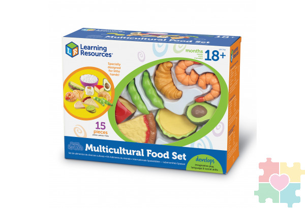 Развивающая игрушка Мы растем "Еда народов мира" (серия New Sprouts, 15 элементов)