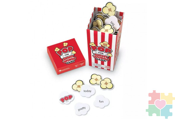 Развивающая игрушка "Весёлый попкорн. Слова" (100 элементов, англ.яз.)