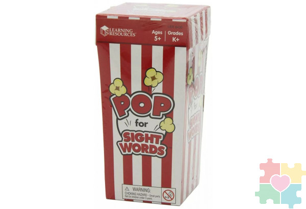 Развивающая игрушка "Весёлый попкорн. Слова" (100 элементов, англ.яз.)