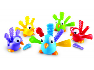 Развивающая игрушка "Друзья-павлины" (5 элементов)