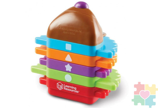 Развивающая игрушка "Собери Ёжика Спайка" (пирамидка, 6 элементов)