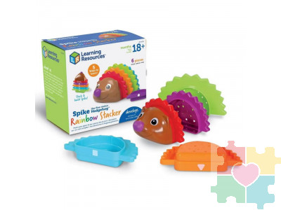 Развивающая игрушка "Собери Ёжика Спайка" (пирамидка, 6 элементов)