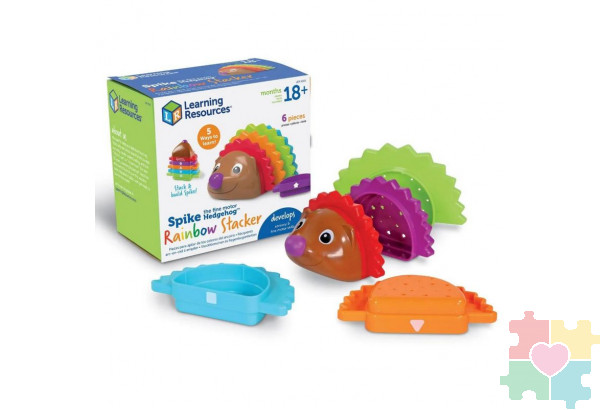 Развивающая игрушка "Собери Ёжика Спайка" (пирамидка, 6 элементов)