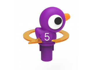 Развивающая игрушка "Бегемотик Генри" (7 элементов)