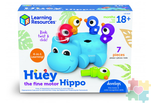 Развивающая игрушка "Бегемотик Генри" (7 элементов)