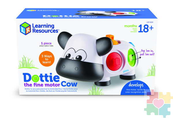 Игрушка-Сортер "Коровка Дотти" (Pop-It)
