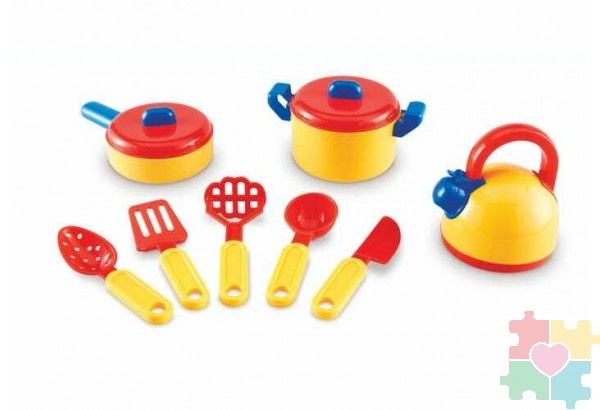 Развивающая игрушка посуда "Готовим вкусно" (серия Pretend & Play, 10 элементов)