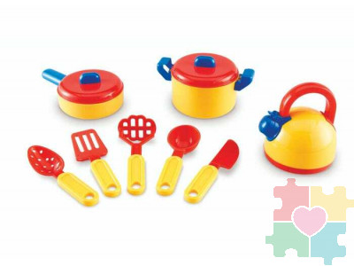 Развивающая игрушка посуда "Готовим вкусно" (серия Pretend & Play, 10 элементов)