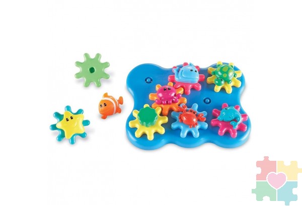 Развивающая игрушка "Волшебные шестеренки "Чудеса океана" (17 элементов)