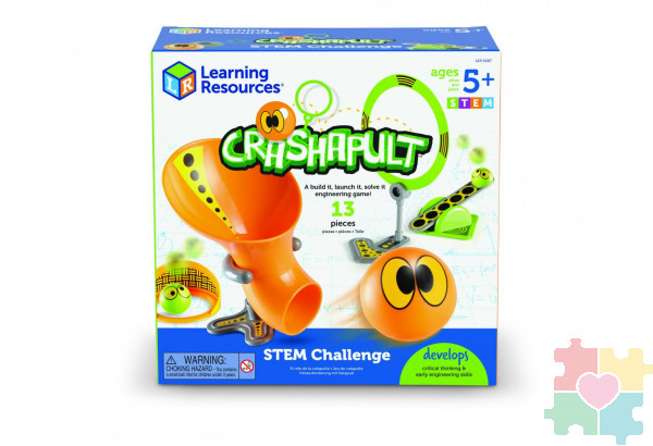 Развивающая игрушка "Попади в цель. Базовый" (серия Crashapult STEM, 13 элементов)