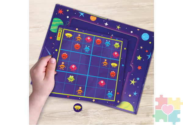 Развивающая игрушка "Космическое судоку" (магнитная, 72-в-1)