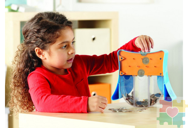 Развивающая игрушка "Мудрая Сова" (копилка с 3 секциями, 1 элемент)