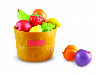 Развивающая игрушка "Фрукты в ведерке" (серия New Sprouts, 10 элементов)