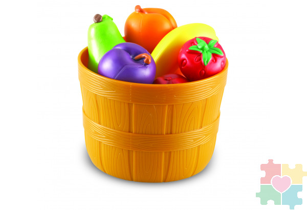 Развивающая игрушка "Фрукты в ведерке" (серия New Sprouts, 10 элементов)