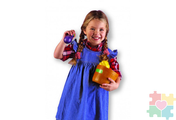 Развивающая игрушка «Овощи в ведерке» (серия New Sprouts, 10 элементов)