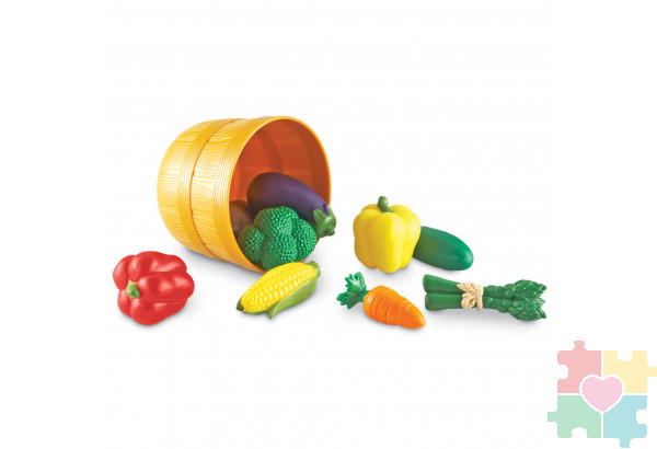 Развивающая игрушка «Овощи в ведерке» (серия New Sprouts, 10 элементов)