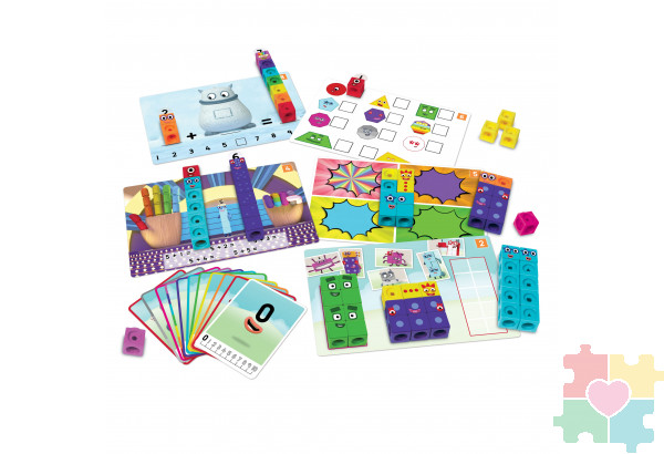 "Соединяющиеся кубики. Математические связи .Numberblocks", с карточками (251 элементов)