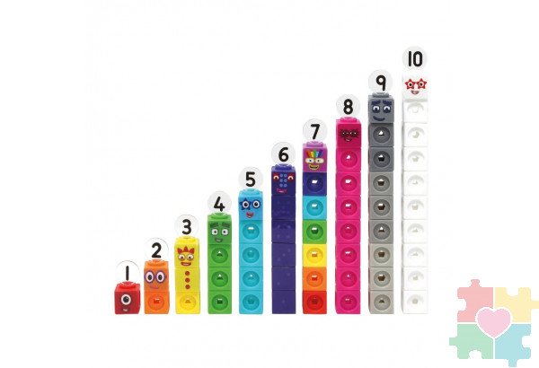 "Соединяющиеся кубики. Математические связи .Numberblocks", с карточками (251 элементов)