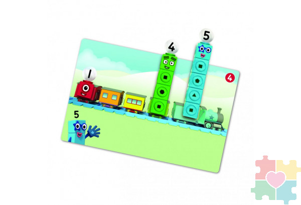 "Соединяющиеся кубики. Математические связи .Numberblocks", с карточками (251 элементов)