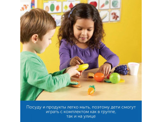Игровой набор продуктов и посуды в детском саду (комплект для группы)