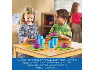 Игровой набор продуктов и посуды в детском саду (комплект для группы)